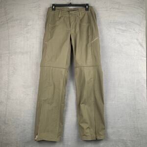 Kuhl Pants Womens 8 Regular Brown Convertible Zip Leg Straight Leg Ankle Adjust
